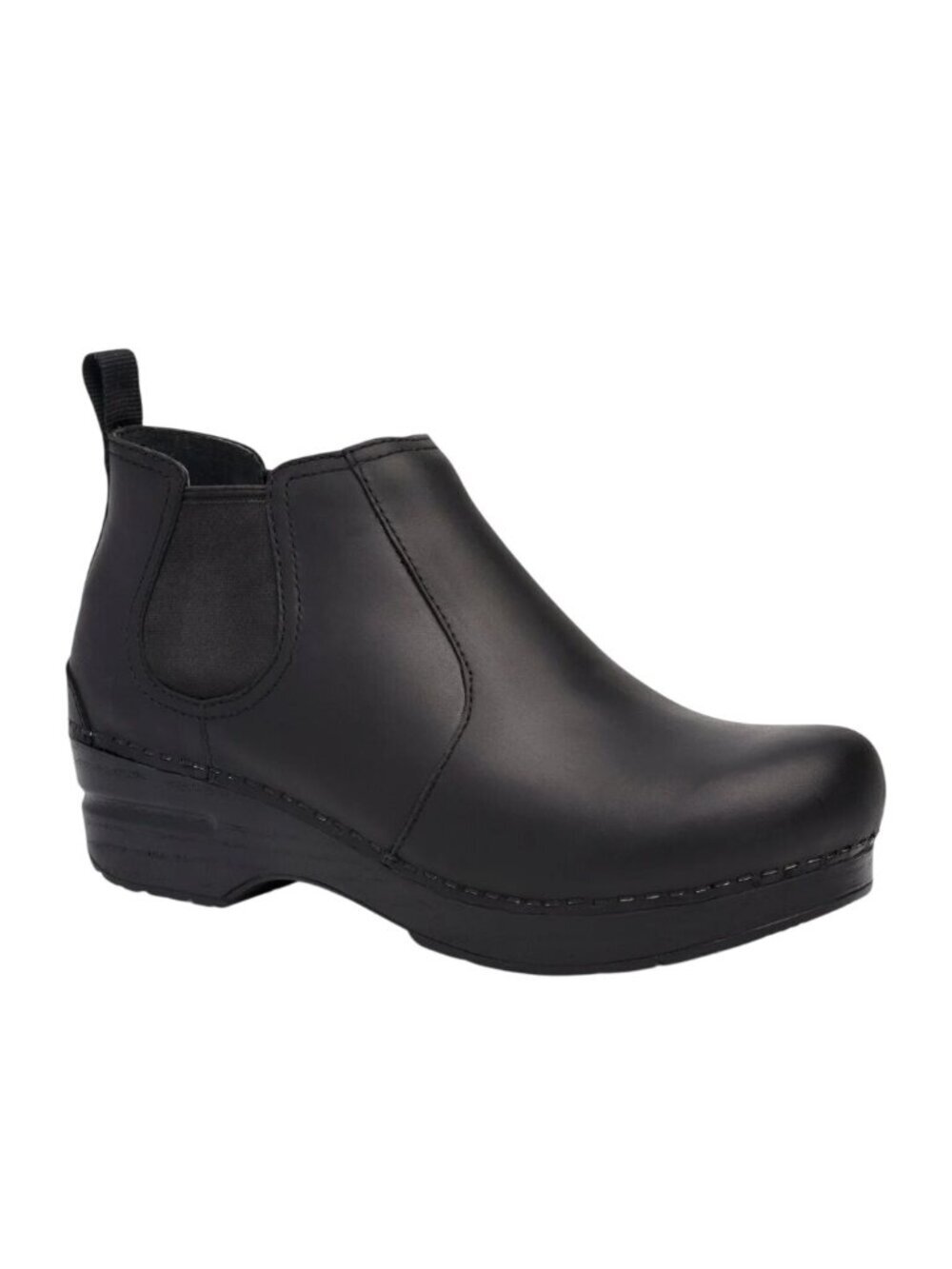 Dansko Frankie Chelsea Boot Black Oiled Leather Size 40/9.5-10